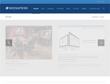 Tablet Screenshot of neosapiens.com